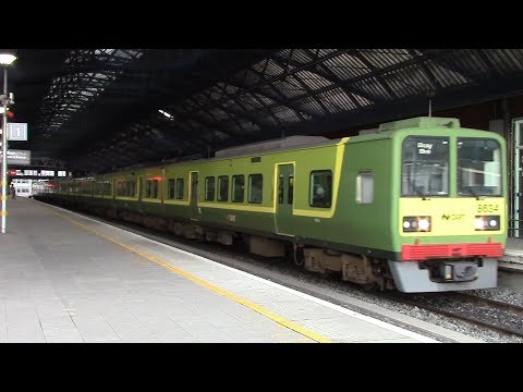 Irish Rail 8520 Class Dart Train Number 8634 - Pearse Station, Dublin