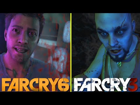Far Cry 6 vs Far Cry 3 - Killing Vaas Scene / Vaas Death Scene Comparison