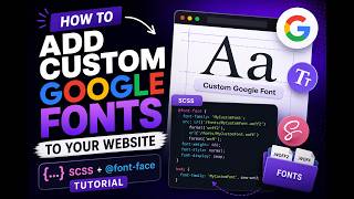 Download lagu How to Add Custom Google Fonts to Your Website (SCSS   @font-face Tutorial) mp3