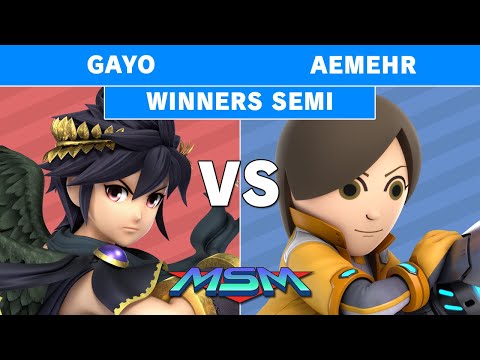 MSM 191 Gayo (Dark pit) vs KH | Aemehr (Mii swordfighter, MiiGunner) Winners Semi - Smash Ultimate
