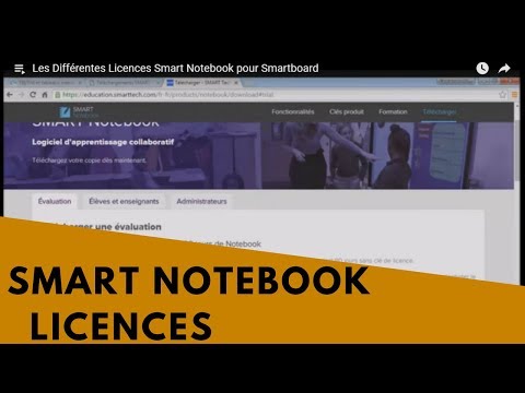 Téléchargement et Installation Smart Notebook pour Smartboard