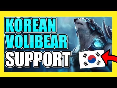 (70%+ WINRATE) KOREAN VOLIBEAR SUPPORT!  UNSTOPPABLE RUNDOWN! | Volibear Support Season 9