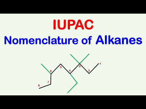 IUPAC Nomenclature for Branched Alkanes #organicchemistry #nomenclature