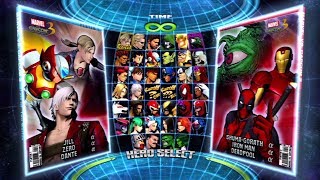 Marvel vs. Capcom 3: Fate of Two Worlds All Characters (Including DLC) [PS3]