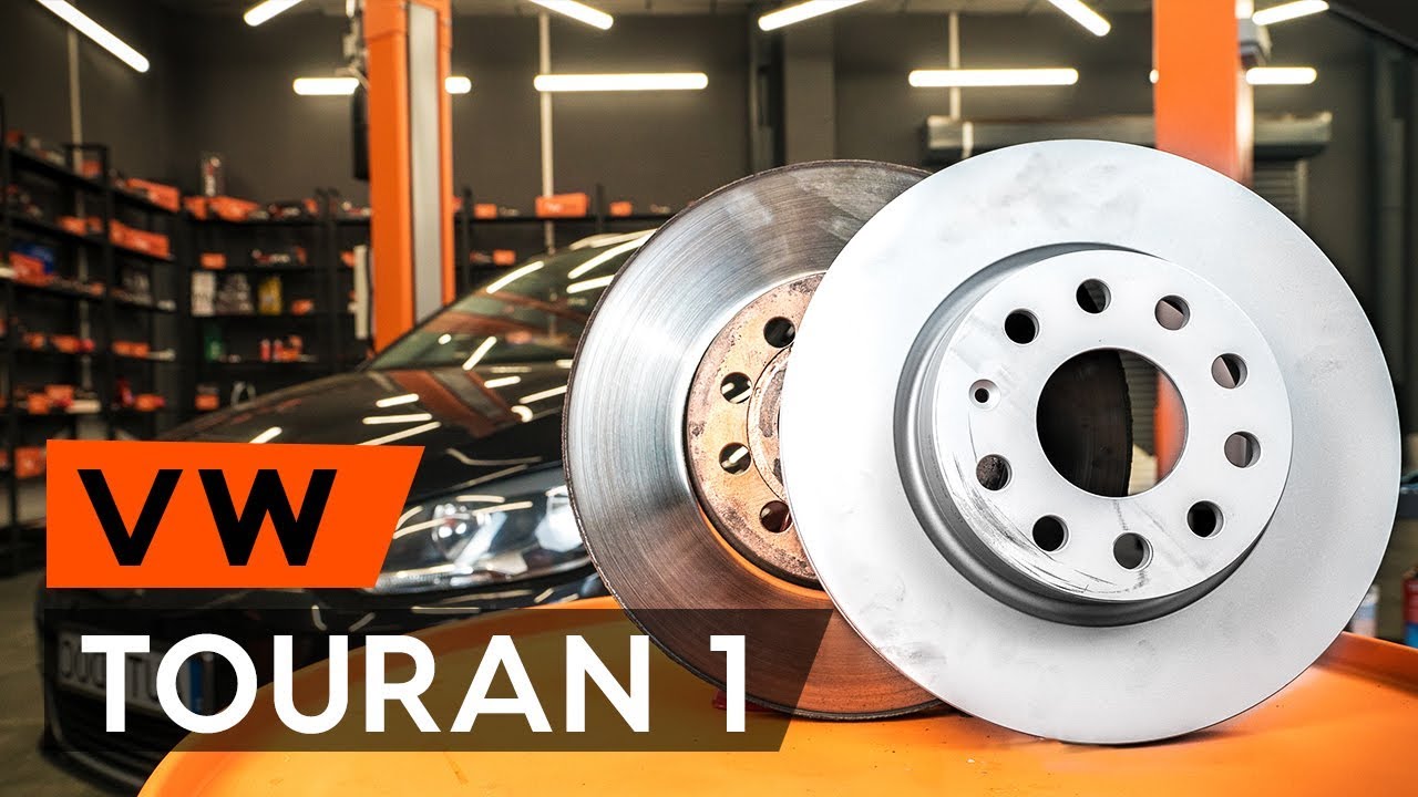 Comment changer : disques de frein avant sur VW Touran 1T3 - Guide de remplacement