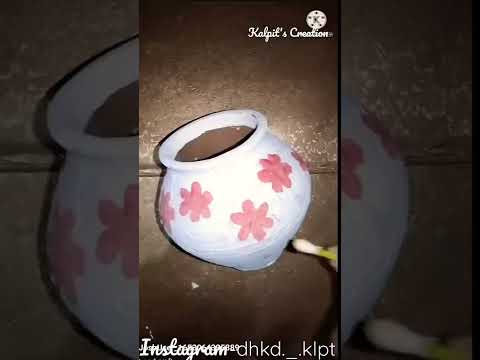 Flower Pot Ideas #flowerpot #viralshorts  #artandcraft #trending #youtubeshorts