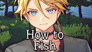 Blonde Vtuber Boy learns HOW TO FISH【NIJISANJI EN | Yu Q. Wilson】