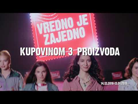 Vredno je zajedno I Ostvarite -10% popusta na sledeću kupovinu 14.12.2018 - 13.01.2019.