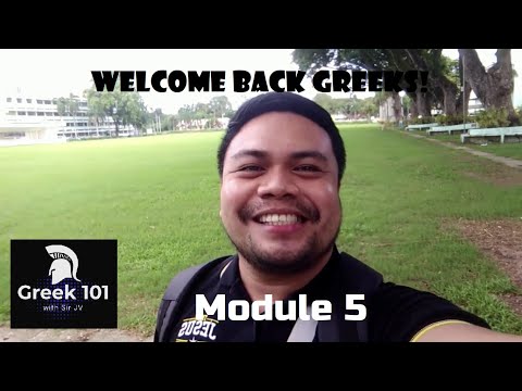 Greek 101  / Module 5 - Nouns (First Declension)