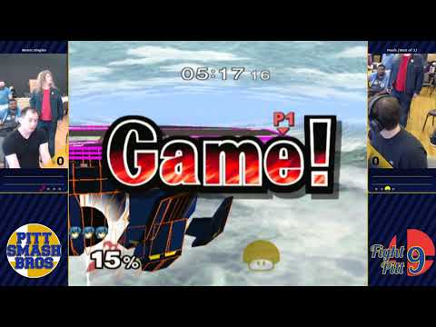 Cactuar (Marth) vs SmallHandsBrian (Mario) - Melee Pools - Fight Pitt 9