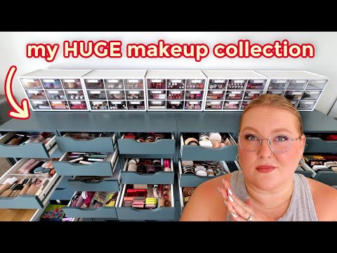 why have a big makeup collection if you're not going to use it...