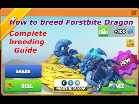 How to Breed Frostbite Dragon-Dragon Mania legends | DML | HD