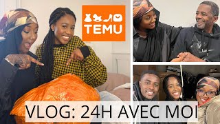 VLOG: 24H WITH ME AND MY FAMILY ( UNBOXING TEMU, BRUNCH , CINEMA , RESTAURANT, GARDE MEUBLE … )