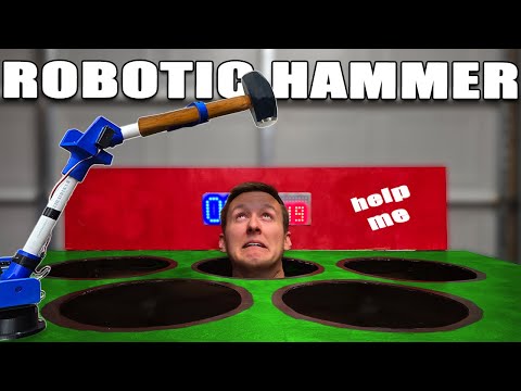 I Made Giant Whack-A-Mole but With Robots