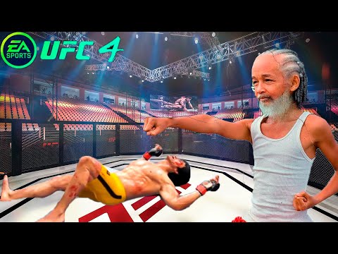 🐉UFC 4 l Bruce Lee vs Old Karate Boy - Dragon Fight🐉