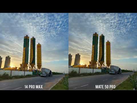 iPhone 14 Pro Max vs Huawei Mate 50 Pro Camera Comparison & Stabilization Test