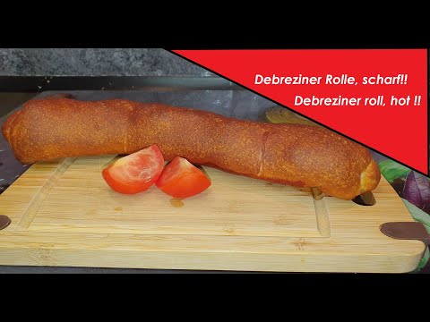 Einzigartige Debreziner Rolle im Pizzateig/ Delicious Debreziner ( Sausage ) roll in pizza dough