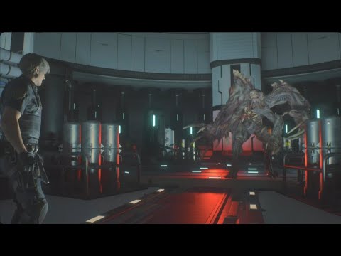 Resident Evil 2- PARTE 13 FINE  (Leon)- Laboratorio Umbrella (NEST ) BIRKIN MUT: G 3 Final Boss