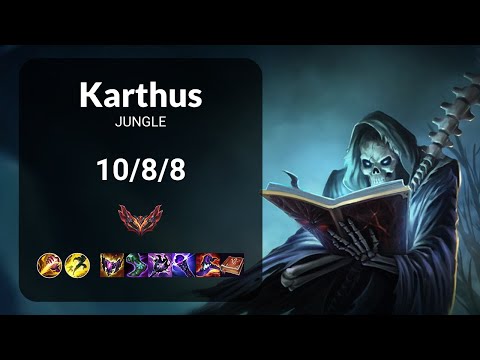 Karthus vs Lee Sin JUNGLE - KR GRANDMASTER Patch 14.24