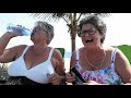 Fun Grannies Hanging Out At The Beach