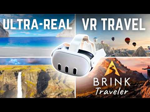 AMAZING VR Travel Game For Meta Quest 3 Must See - Brink Traveler VR