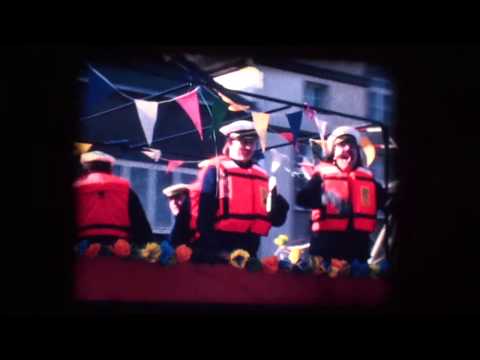 Der Reeser Rosenmontagszug im Jahr 1985