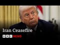 BREAKING Trump Announces Total Ceasefire Between Iran And Israel BBC News
