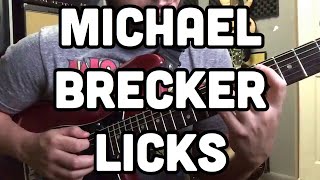 Camilo Velandia - Michael Brecker Licks