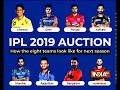 IPL 2019 Auction: How the eight teams look like ahead of 12th season