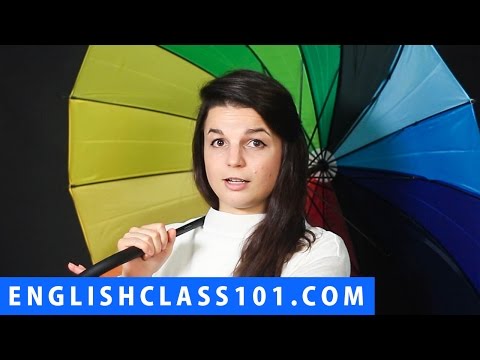 アメリカ英語の迷信 - 傘を内側に開くと四つ葉のクローバー (American English Superstitions - Opening an Umbrella Inside and Four-Leaf Clovers)