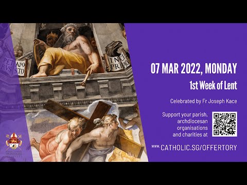 Catholic Weekday Mass Today Online - Monday, 1st Week of Lent 2022