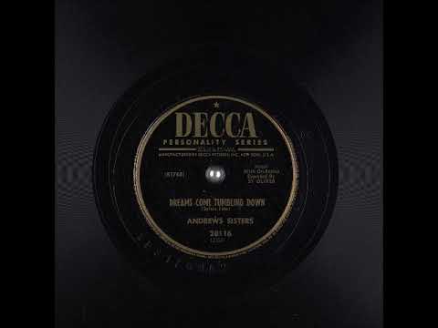 Dreams Come Tumbling Down ~ Andrews Sisters with Orchestra (1951)