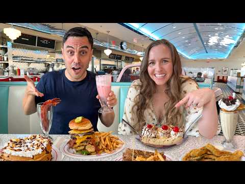 Trying Classic American Diner Food for the First Time
