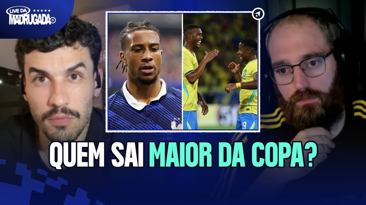OLISE, DEMBÉLÉ, ENDRICK, RAYAN... QUEM SAI MAIOR E MENOR DESSA COPA! | LIVE DA MADRUGADA