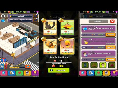 card shop simulation game for Android and iOS - gameplay. - YouTube