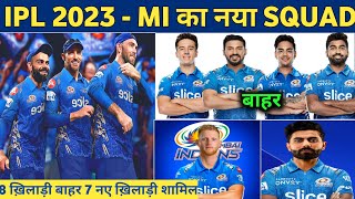 MUMBAI INDIANS Release,Retain & Target Players players List IPL 2023 || MI New Team IPL 2023