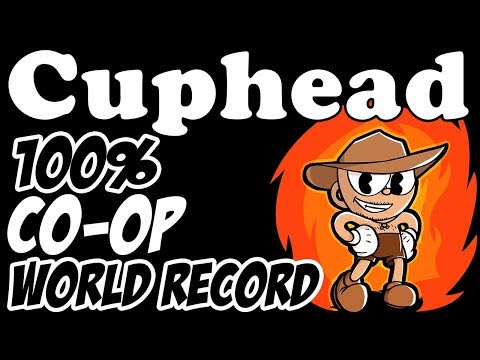 [World Record] Cuphead (Legacy) - 100% (Co-op) in 46:08