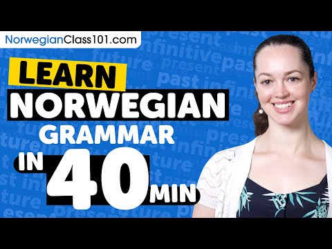 Learn Norwegian Grammar in 25 Minutes - ALL the Basics Beginners Need [Grammar]