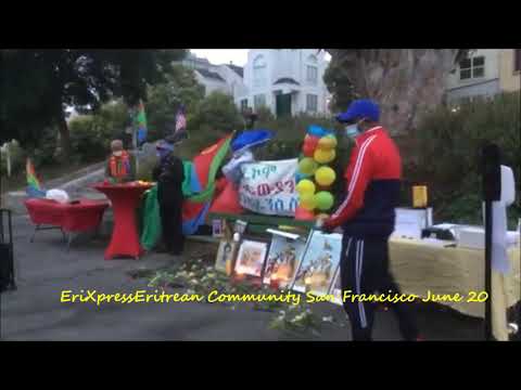 Eritreans in San Francisco in Honor of Eritrean Martyrs Day June 20