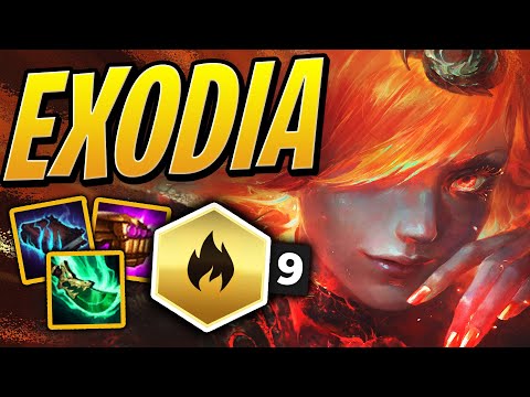 EXODIA BUILD LUX with 9 INFERNO! | Teamfight Tactics Set 2 | TFT | League of Legends Auto Chess