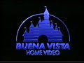 Buena Vista Home Video Logo VHS