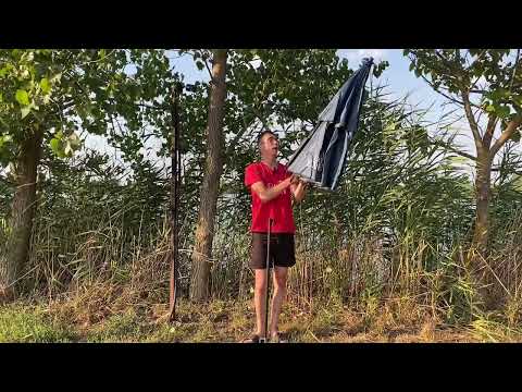 Umbrela cu ventilatie Carp Expert Umbrella with Ventilation System Blue