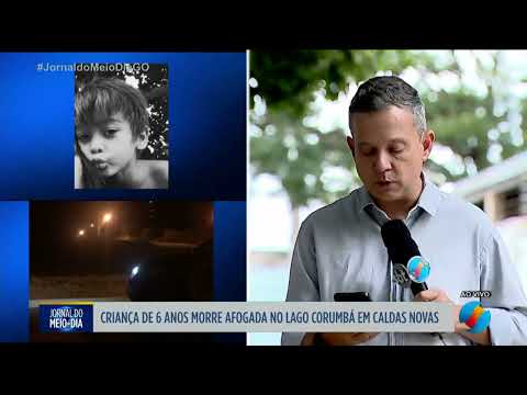 Criança de seis anos morre afogada no Lago Corumbá em Caldas Novas
