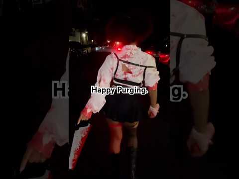 12 hours till calm #halloween #purge #venustheg