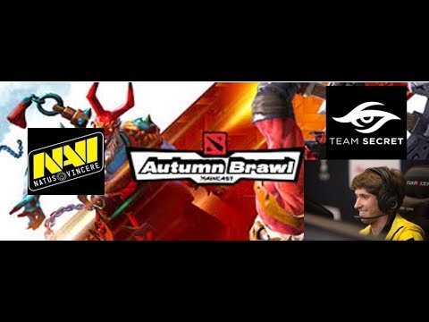 Dota 2 Dendi vs NAVI. first time ever in History. SECRET vs NAVI most epic game, English casting.