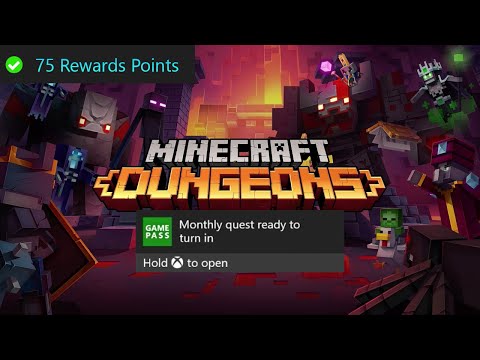 Minecraft Dungeons Monthly Xbox Game Pass Quest Guide - Earn 4 Achievements Such as Expert Explorer