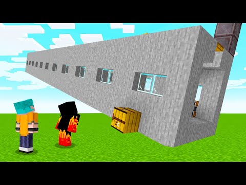 I Fooled My Friend by Knocking Down His House in Minecraft