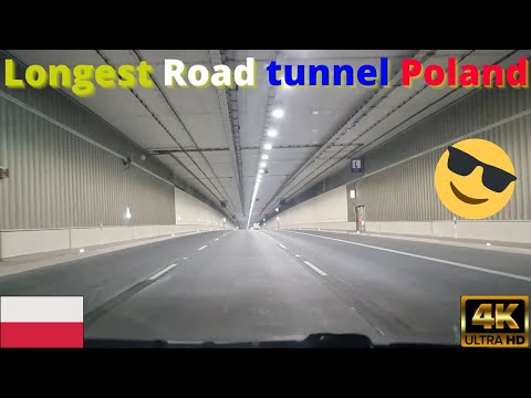 Expressway S2 Tunnel Warszawa|Longest Road Tunnel In Poland|4k