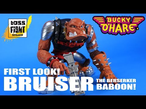 Bruiser the Berserker Baboon FIRST LOOK | Bucky O'Hare Boss Fight Studio Figure Review