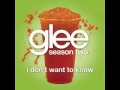 I Don't Want To Know Glee Cast Version 